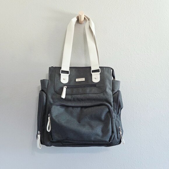 Carter's Diaper Tote Bag - Dark Gray - Picture 1 of 7